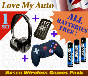 Rosen AV7900 Games Pack And Accessories